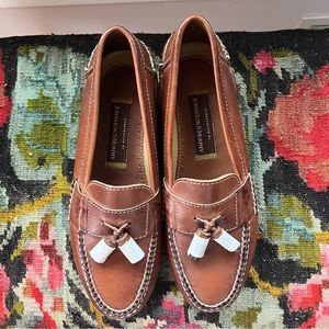 Johnston and Murphy tassled driving loafer